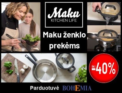 Suomiškos kokybės indams iki 40% nuolaida!