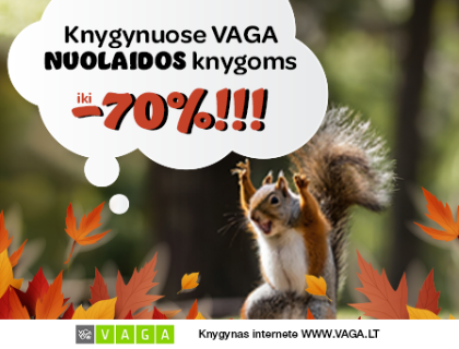 Nuolaidos knygoms iki -70%