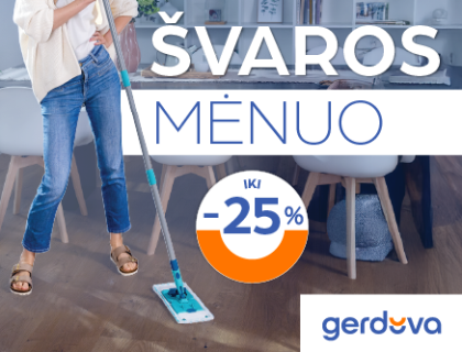 ŠVAROS MĖNUO iki -25%